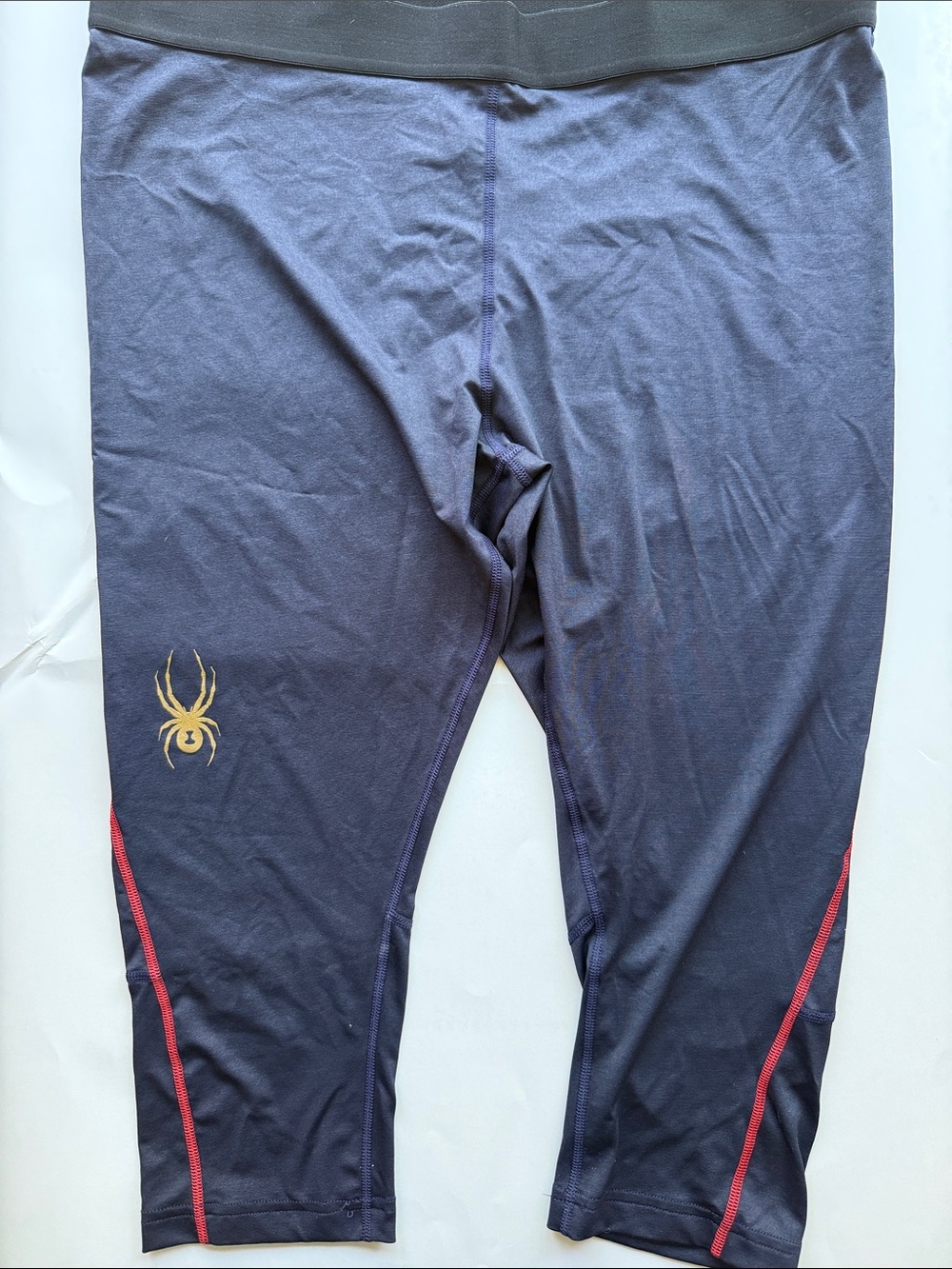 NWT Spyder Navy Active Wear Capri AVRA leggings XL